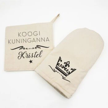 Pajakinnas + pajalapp komplekt "Köögi kuninganna"