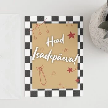 isadepäeva postkaart