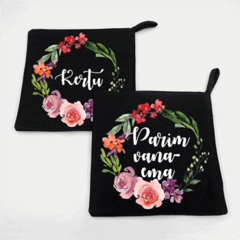 Pajalappide komplekt "Parim vanaema" pärg