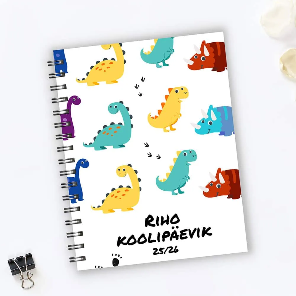 Koolipäevik "Dinosaurused"
