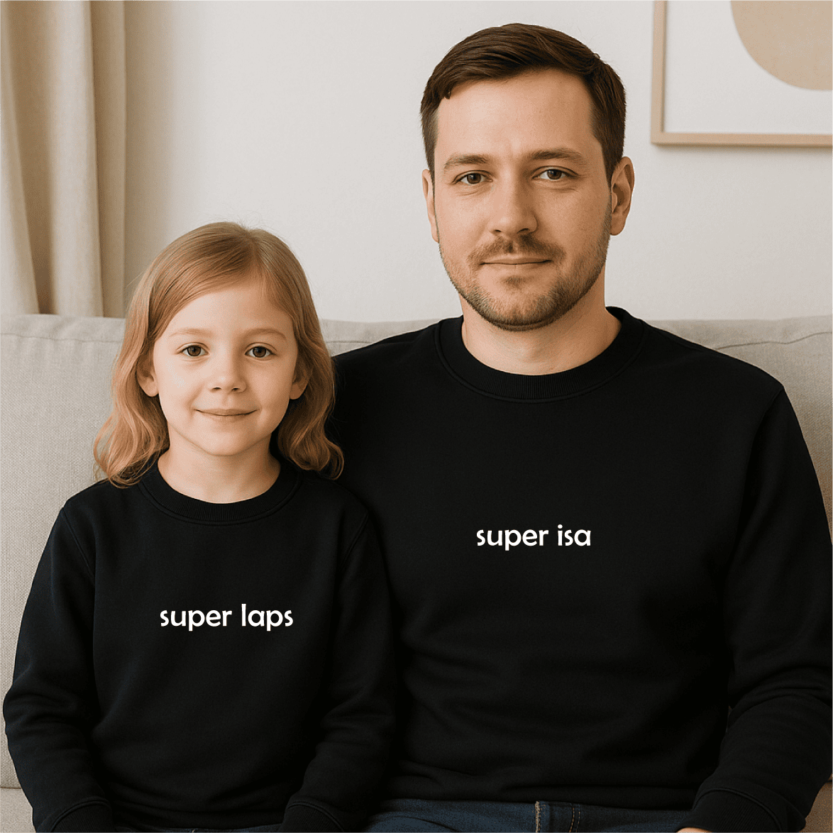 Pusade komplekt "Super isa ja super laps 01”