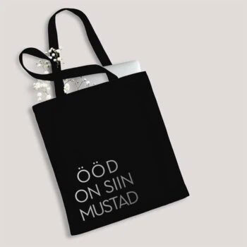 Õlakott "Ööd on siin mustad"