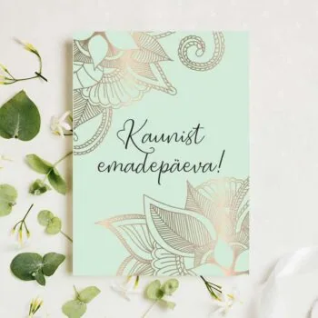 Emadepäeva kaart nr 12 ümbrikuga