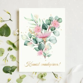 Emadepäeva kaart nr 13 ümbrikuga