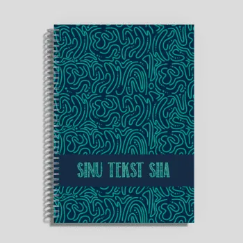 A5 vihik “Muster” tumeroheline