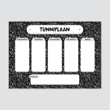 Tunniplaan “Tagasi kooli” must