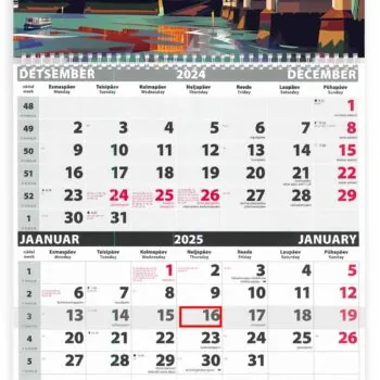 Alternative view of TRIO kalender