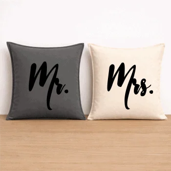 Padjapüüride komplekt "Mr ja Mrs"