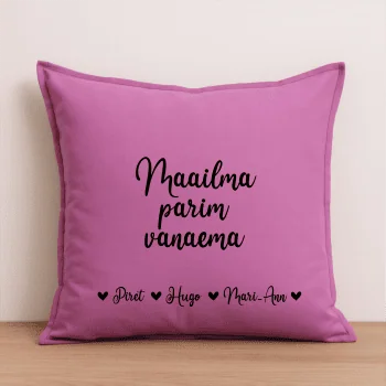 Padjapüür "Maailma parim vanaema" nimedega