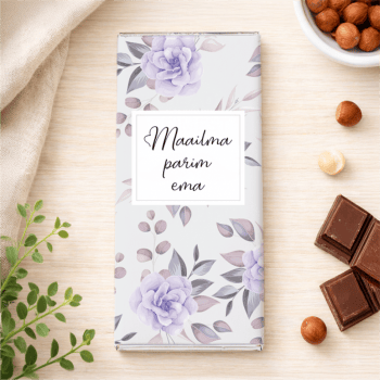 Šokolaad "Maailma parim ema/vanaema" lilla