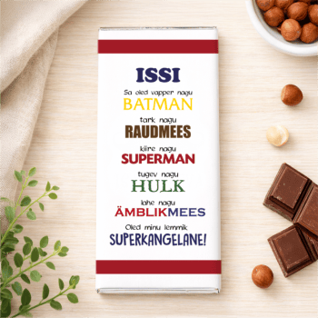Šokolaad "Lemmik superkangelane"
