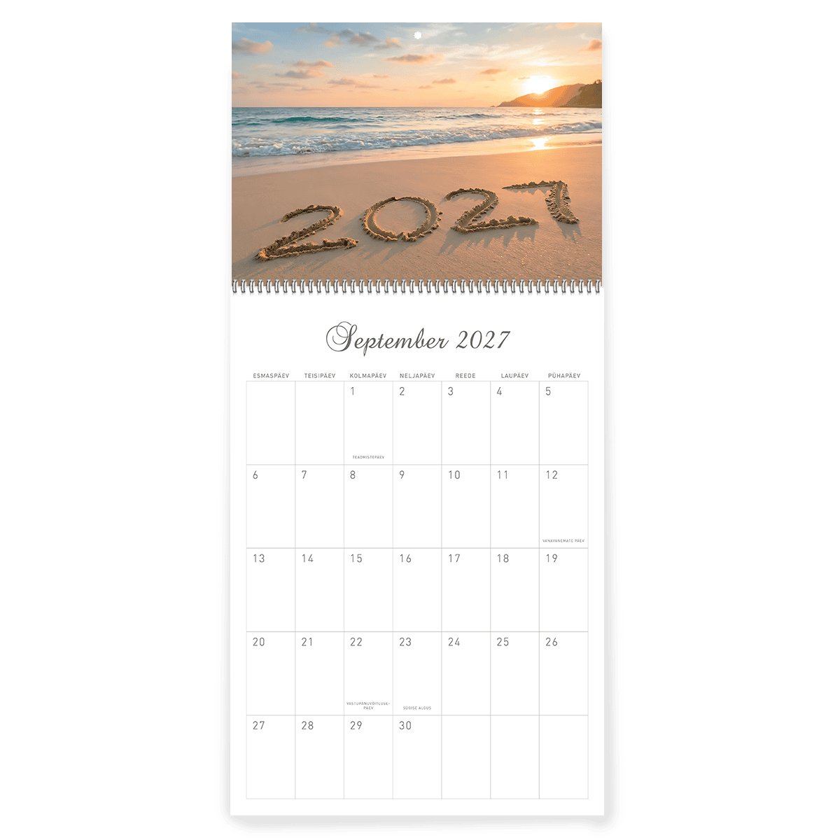 Alternative view of MONO perekalender "2027"