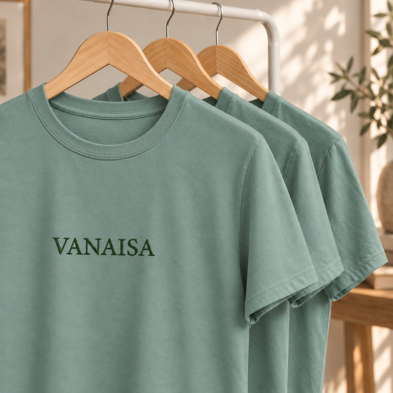 Alternative view of Tikandiga t-särk "VANAISA" astme valikuga
