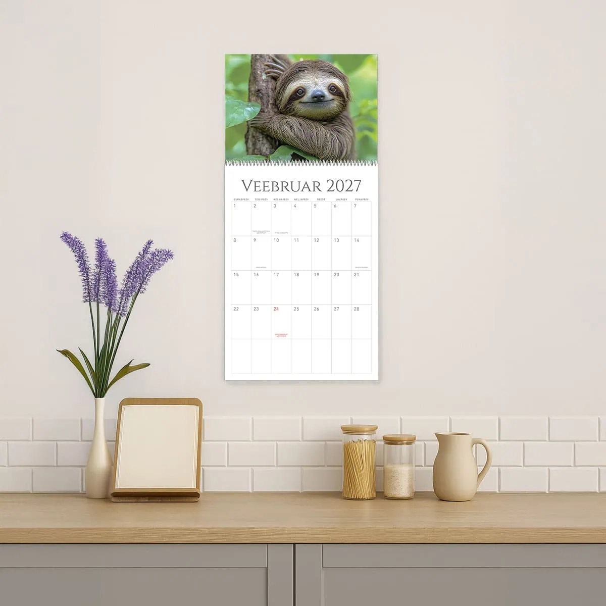 MONO perekalender "Laiskloom"