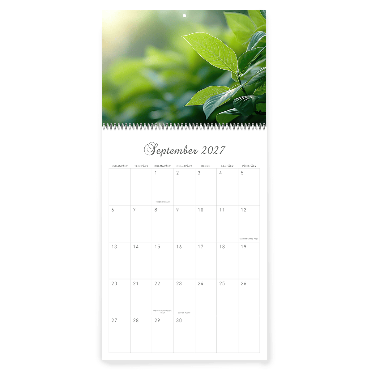 Alternative view of MONO perekalender "Lehed"